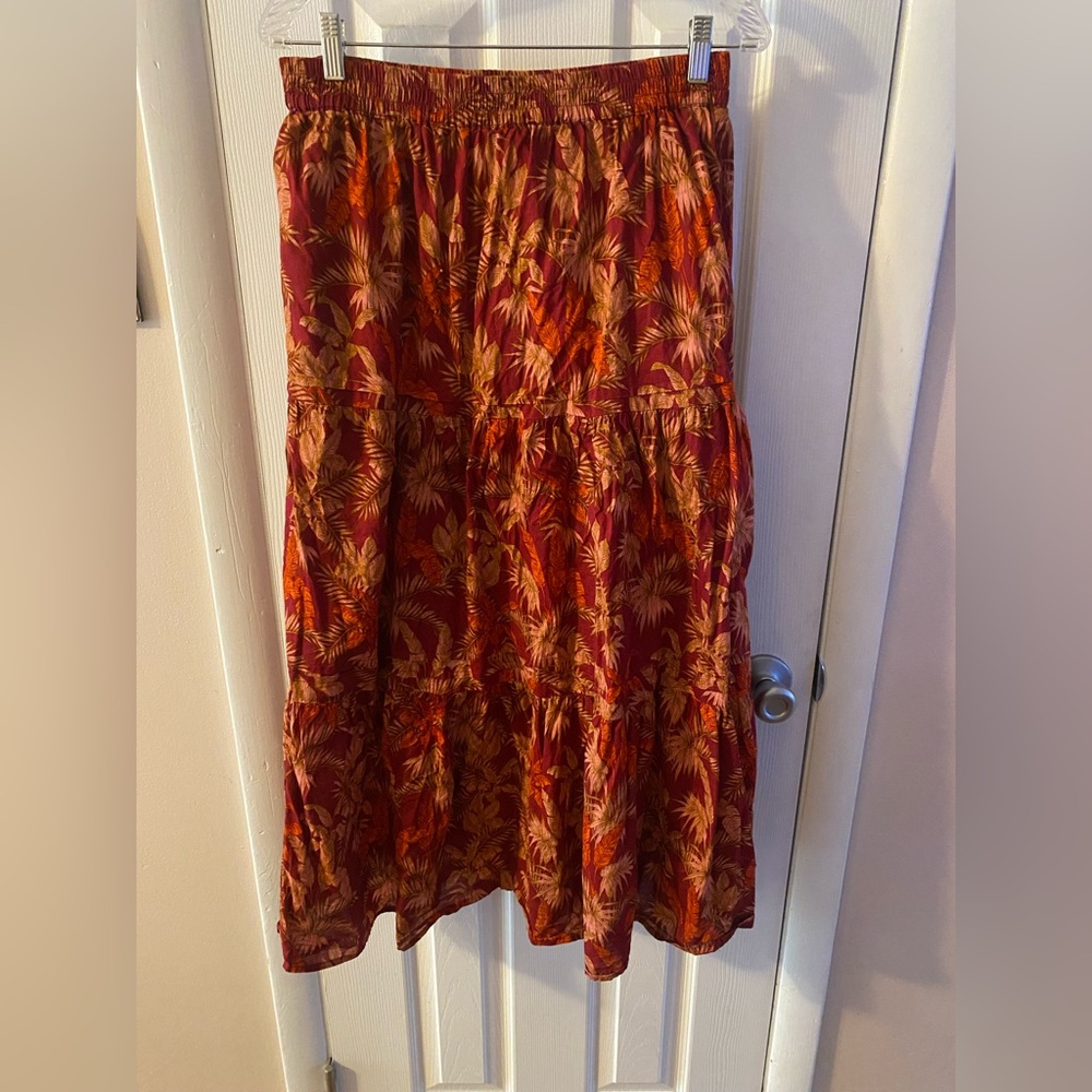 Antthony Design Originals Floral Print Women's Maxi Skirt